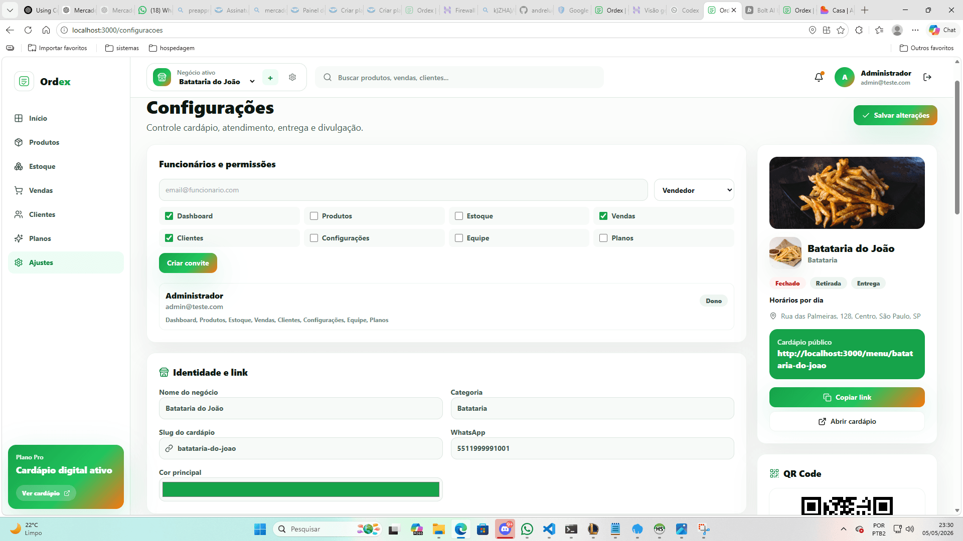 Configuracoes